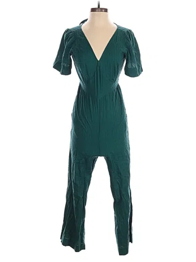 Pre-owned Ann Taylor Loft Jumpsuit In Green