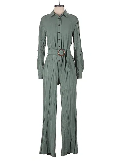 Pre-owned Ann Taylor Loft Jumpsuit In Green