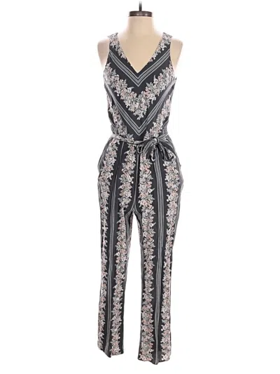 Pre-owned Ann Taylor Loft Jumpsuit In Silver