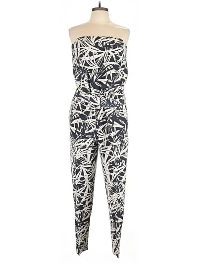 Pre-owned Ann Taylor Loft Jumpsuit In White