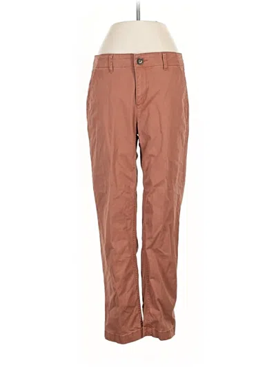 Pre-owned Ann Taylor Loft Khaki Pant In Brown