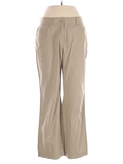 Pre-owned Ann Taylor Loft Khaki Pant In Brown