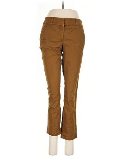 Pre-owned Ann Taylor Loft Khaki Pant In Brown