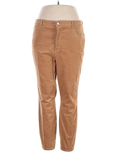 Ann Taylor Loft Khaki Pant In Brown