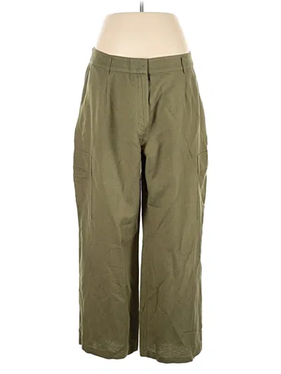 Pre-owned Ann Taylor Loft Khaki Pant In Green