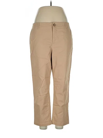Pre-owned Ann Taylor Loft Khaki Pant In Tan