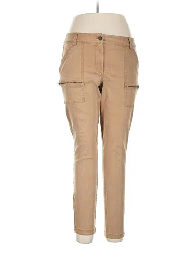 Pre-owned Ann Taylor Loft Khaki Pant In Tan