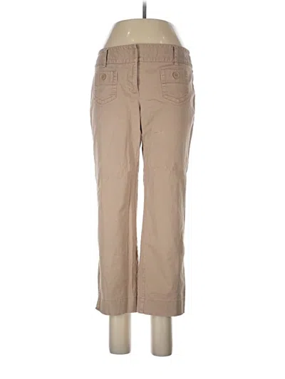 Pre-owned Ann Taylor Loft Khaki Pant In Tan