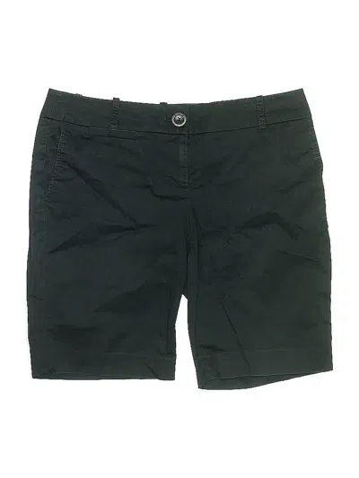 Pre-owned Ann Taylor Loft Khaki Shorts In Black