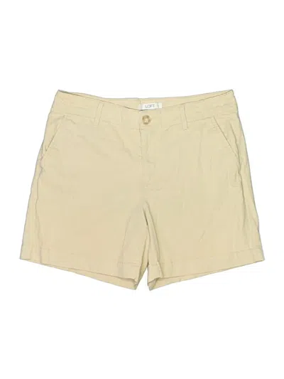 Pre-owned Ann Taylor Loft Khaki Shorts In Brown