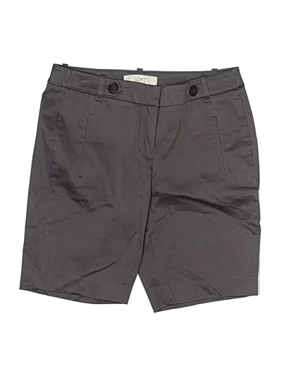 Pre-owned Ann Taylor Loft Khaki Shorts In Gray