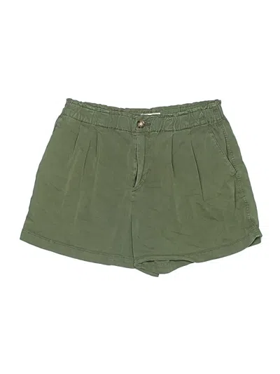 Pre-owned Ann Taylor Loft Khaki Shorts In Green