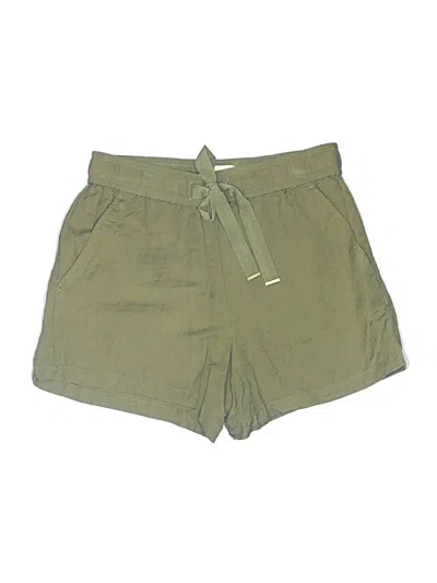 Pre-owned Ann Taylor Loft Khaki Shorts In Green