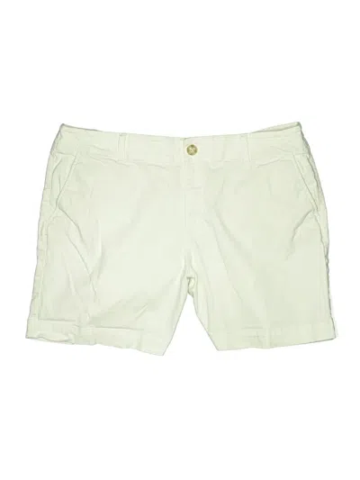 Pre-owned Ann Taylor Loft Khaki Shorts In Green