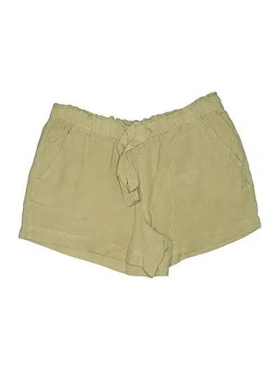 Pre-owned Ann Taylor Loft Khaki Shorts In Green