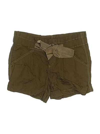 Ann Taylor Loft Khaki Shorts In Green
