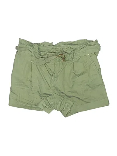 Pre-owned Ann Taylor Loft Khaki Shorts In Green