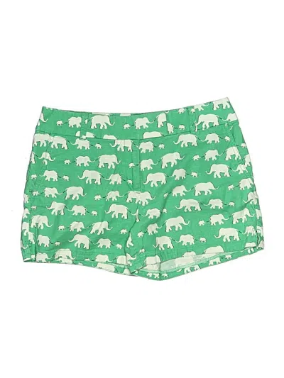 Pre-owned Ann Taylor Loft Khaki Shorts In Green
