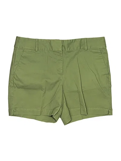 Pre-owned Ann Taylor Loft Khaki Shorts In Green