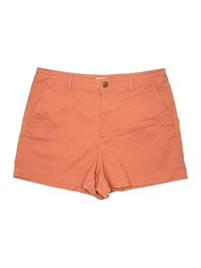 Pre-owned Ann Taylor Loft Khaki Shorts In Pink