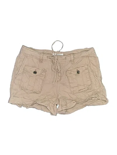 Pre-owned Ann Taylor Loft Khaki Shorts In Tan