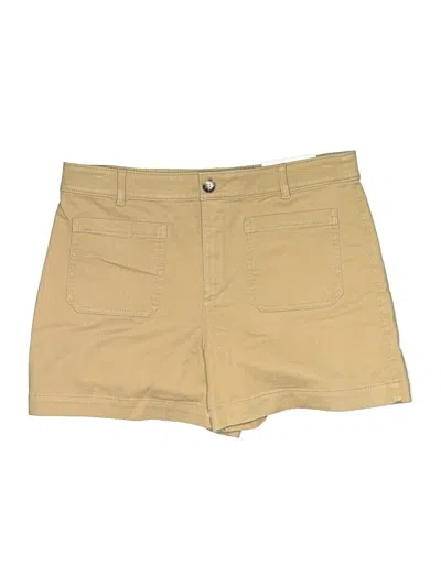 Ann Taylor Loft Khaki Shorts In Tan