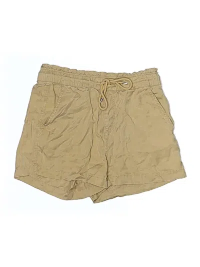Pre-owned Ann Taylor Loft Khaki Shorts In Tan