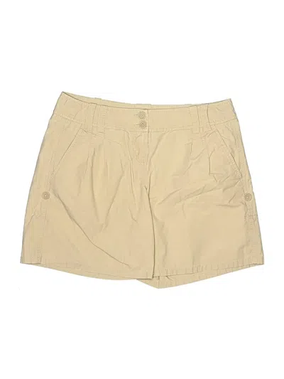 Pre-owned Ann Taylor Loft Khaki Shorts In Tan