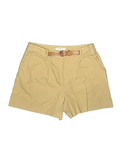 Pre-owned Ann Taylor Loft Khaki Shorts In Tan