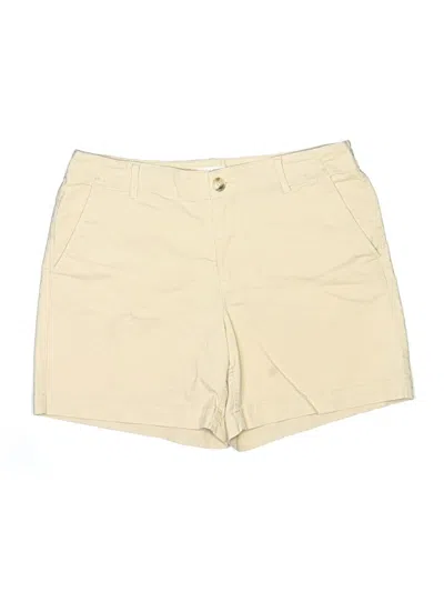 Pre-owned Ann Taylor Loft Khaki Shorts In White
