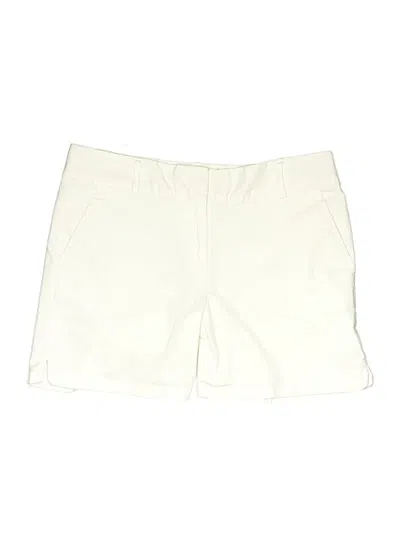 Pre-owned Ann Taylor Loft Khaki Shorts In White