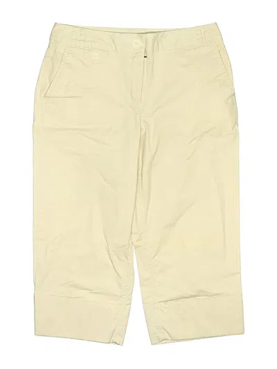 Pre-owned Ann Taylor Loft Khaki Shorts In White