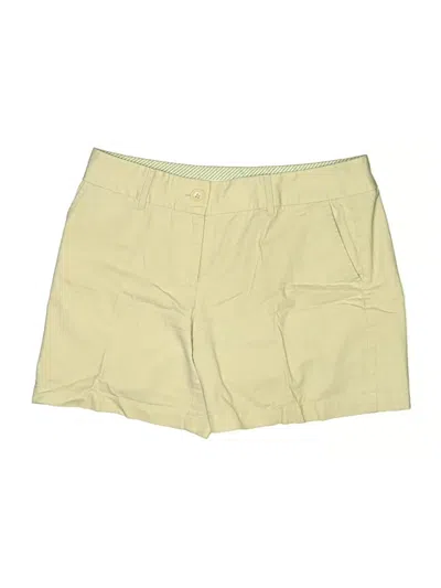 Pre-owned Ann Taylor Loft Khaki Shorts In Yellow