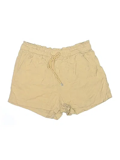 Pre-owned Ann Taylor Loft Khaki Shorts In Yellow