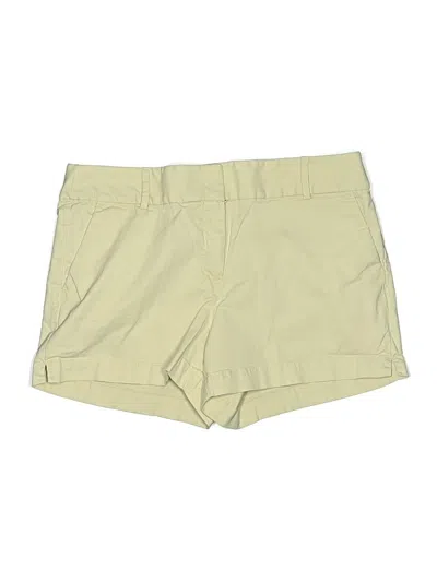 Pre-owned Ann Taylor Loft Khaki Shorts In Yellow