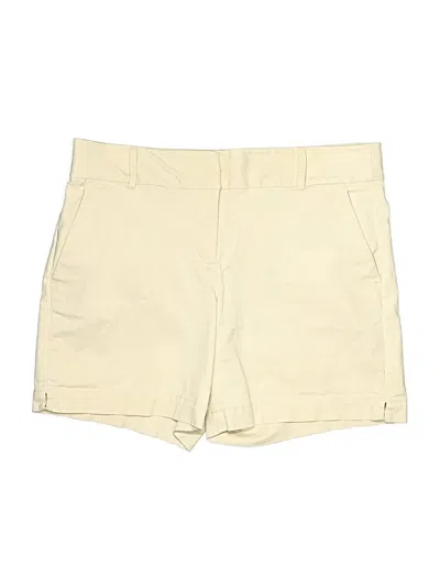 Pre-owned Ann Taylor Loft Khaki Shorts In Yellow