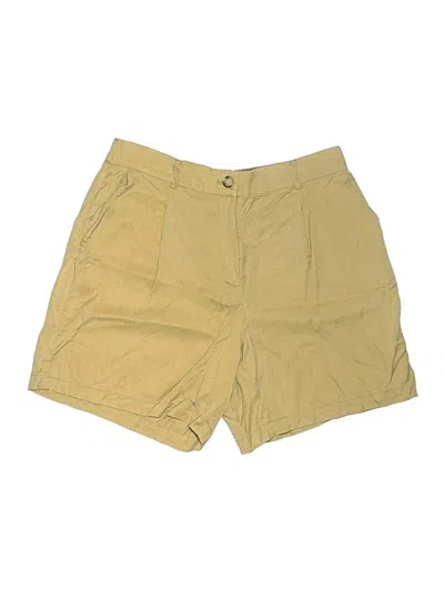 Pre-owned Ann Taylor Loft Khaki Shorts In Yellow