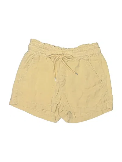Pre-owned Ann Taylor Loft Khaki Shorts In Yellow