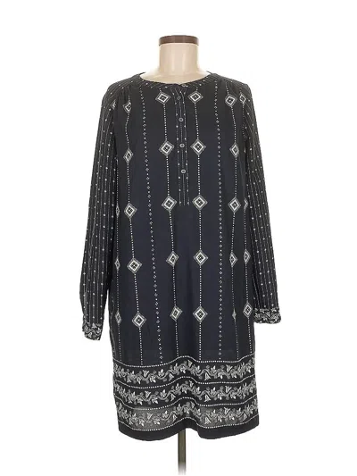 Pre-owned Ann Taylor Loft Kimono In Black
