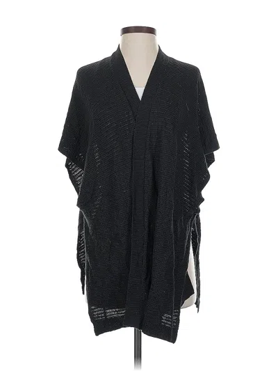 Pre-owned Ann Taylor Loft Kimono In Black