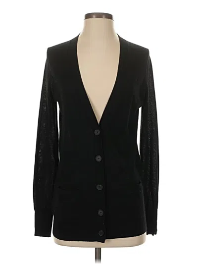 Pre-owned Ann Taylor Loft Kimono In Black