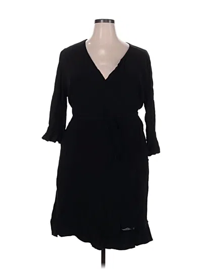 Pre-owned Ann Taylor Loft Kimono In Black