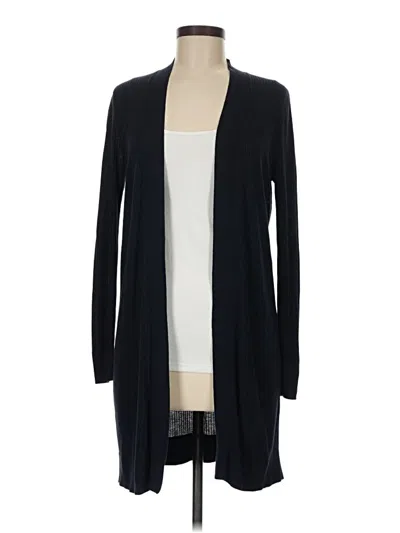 Pre-owned Ann Taylor Loft Kimono In Black
