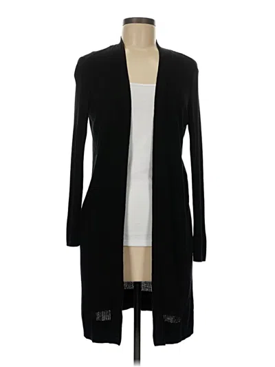 Pre-owned Ann Taylor Loft Kimono In Black