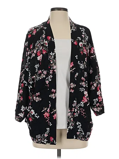 Ann Taylor Loft Kimono In Black