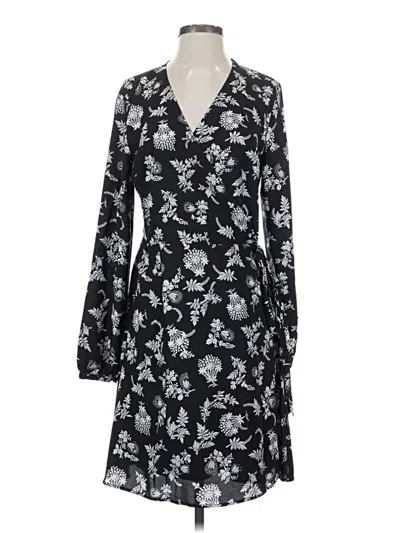 Pre-owned Ann Taylor Loft Kimono In Black