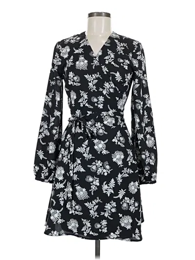 Pre-owned Ann Taylor Loft Kimono In Black