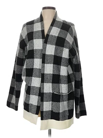 Pre-owned Ann Taylor Loft Kimono In Black