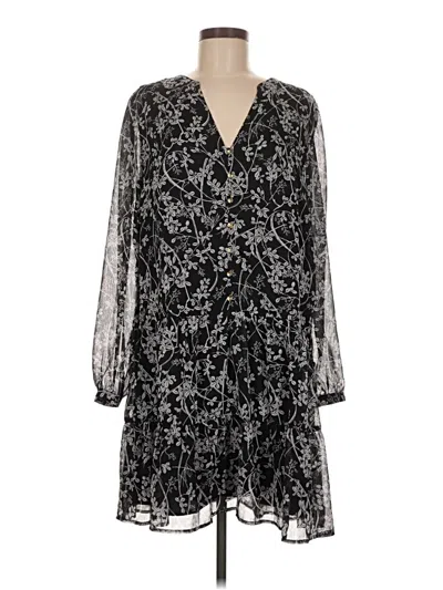 Pre-owned Ann Taylor Loft Kimono In Black