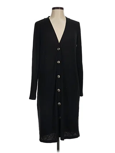 Pre-owned Ann Taylor Loft Kimono In Black